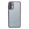 Samsung Galaxy M23 Kılıf Razer Lensli Silikon - Mor