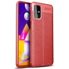 Samsung Galaxy M31s Kılıf Auto Focus Kapak - Kırmızı