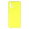 Samsung Galaxy M51 Kılıf Nano İçi Kadife Silikon - Sarı