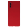 Samsung Galaxy M52 5g Kılıf Nano İçi Kadife Silikon - Kırmızı