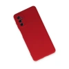 Samsung Galaxy M52 5g Kılıf Nano İçi Kadife Silikon - Kırmızı