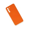 Samsung Galaxy S21 Fe Kılıf Nano İçi Kadife Silikon - Turuncu