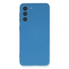 Samsung Galaxy S21 Kılıf Nano İçi Kadife Silikon - Mavi