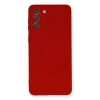 Samsung Galaxy S21 Plus Kılıf Nano İçi Kadife Silikon - Kırmızı