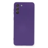 Samsung Galaxy S21 Plus Kılıf Nano İçi Kadife Silikon - Mor