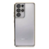 Samsung Galaxy S21 Ultra Kılıf Razer Lensli Silikon - Gold