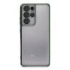 Samsung Galaxy S21 Ultra Kılıf Razer Lensli Silikon - Yeşil