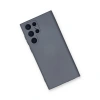 Samsung Galaxy S22 Ultra Kılıf Nano İçi Kadife Silikon - Gri