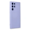 Samsung Galaxy S22 Ultra Kılıf Nano İçi Kadife Silikon - Lila