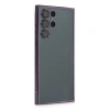 Samsung Galaxy S22 Ultra Kılıf Razer Lensli Silikon - Mor