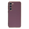 Samsung Galaxy S23 Kılıf Volet Silikon - Mor