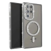 Samsung Galaxy S23 Ultra Joke Simli Magneticsafe Kılıf - Gümüş