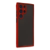 Samsung Galaxy S23 Ultra Kılıf Montreal Silikon Kapak - Kırmızı