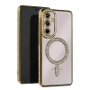 Samsung Galaxy S24 Fe Joke Simli Magneticsafe Kılıf - Gold
