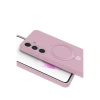Samsung Galaxy S24 Fe Regal Magsafe Standlı Kapak - Açık Pembe
