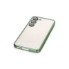 Samsung Galaxy S24 Kılıf Razer Lensli Silikon - Yeşil