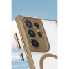 Samsung Galaxy S25 Ultra Kılıf Enka Magsafe Silikon Kılıf - Şeffaf