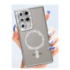 Samsung Galaxy S25 Ultra Kılıf Joke Simli Magneticsafe Kılıf - Derin Mor
