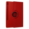 Samsung Galaxy X610 Tab S9 Fe Plus 12.4 Kılıf 360 Tablet Deri Kılıf - Kırmızı