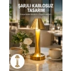 Şarjlı Masa Lambası 3 Işık Modu Kademesiz Karartma Metal Gövde Yeni Nesil