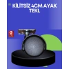 Sehpa Ve Ekipmanlar İçin 4 Cm Kilitsiz Ayak Tekli