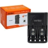 Sertec Stc-c802 Aa-aaa-9v Uyumlu 4lü Pil Şarj Aleti