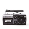 Siyah Kaset Çalar - Bluetooth Usb Tf Aux Fm Özellikli