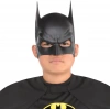 Siyah Renk Çocuk Boy Arkadan Lastikli Batman Maskesi A Kalite  20x14 Cm