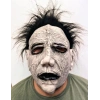 Siyah Saçlı Michael Myers Lateks Yüze Tam Yapışan Et Maske Korku Maskesi