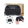 Smart Tv Box Ps3 Uyumlu Kablosuz Dokunmatik Işıklı Şarjlı Touchpadli Mini Q Klavye