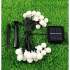 Solar 5m 28 Led Top Gün Işığı Siyah Kablolu