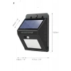Solar Güneş Enerji Panelli Sensörlü Lamba Enerji Tasarruflu