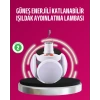 Solar Ve Usb Şarjlı Su Geçirmez Katlanabilir Led Lamba