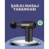 Sporcu Kas Masaj Tabancası 6 Kademe Güçlü Titreşim 4 Başlık Şarjlı Masaj Aleti