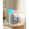 Su Buharlı Mini Klima Fan Rgb Işıklı Taşınabilir Serinletici