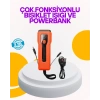 Su Geçirmez Bisiklet Işığı 5000 Mah Powerbankli Ön Far