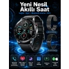 Suya Dayanıklı Dokunmatik Akıllı Saat Bluetooth 5.0, Sesli Asistan Ve Sağlık Takibi