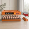 Tam Otomatik Kuluçka Makinesi 130 Yumurta Kapasiteli - Akıllı Isı Ve Nem Kontrollü, Ayarlanabilir Viyol, Otomatik Su Sistemli