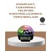 Taşınabilir Bluetooth Disko Topu Uzaktan Kumandalı Işık Efektleri