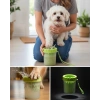 Taşınabilir Köpek Ayak Temizleme Atı Silikon Fırçalı