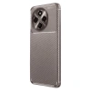 Tecno Spark 30 Pro Kılıf Auto Focus Karbon Kapak - Gri