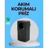 Termal Korumalı Priz Otomatik Çocuk Kilidi 4 Usb Type C