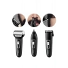 Tıraş Makinesi 3 Başlıklı T Başlıklı Hassas Ciltlere Özel Saç Sakal Vücut Kulak Ve Burun
