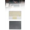 Touchpad Tüm Cihazlara Uyumlu Bluetooth Klavye Touchpad Slim Kablosuz Wifi Q Klavye