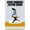 Tripod Telefon Tutucu Kumandalı Mikrofon Led Işık Vlog Video Kayıt