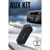 Tüm Araçlara Uyumlu Aux Car Bluetooth Kablosuz Araç Bağlantı Kiti