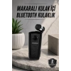 Tüm Telefonlara Uyumlu Mikrofonlu Titreşimli Makaralı Bluetooth Kulakiçi Kulaklık