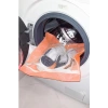 Turuncu - Fermuarlı - Hassas Çamaşır Terlik  Ayakkabı Yıkama Filesi Büyük Boy (599)