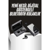 Tws Bluetooth Kulaklık Aynalı Kulaklık Dijital Göstergeli Dokunmatik Kontrol