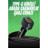 Type-c Girişli Araba Çakmaklık Şarj Cihazı 38w Oto Çakmaklık